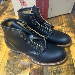 DEADSTOCK: Red Wing 9060 Flat Box Beckman – Black Klondike "Tea-Core"